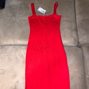 Red American Apparel bodycon dress